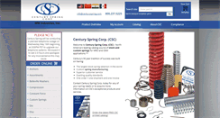 Desktop Screenshot of centuryspring.com